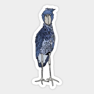 Shoebill Stork Bird Sticker